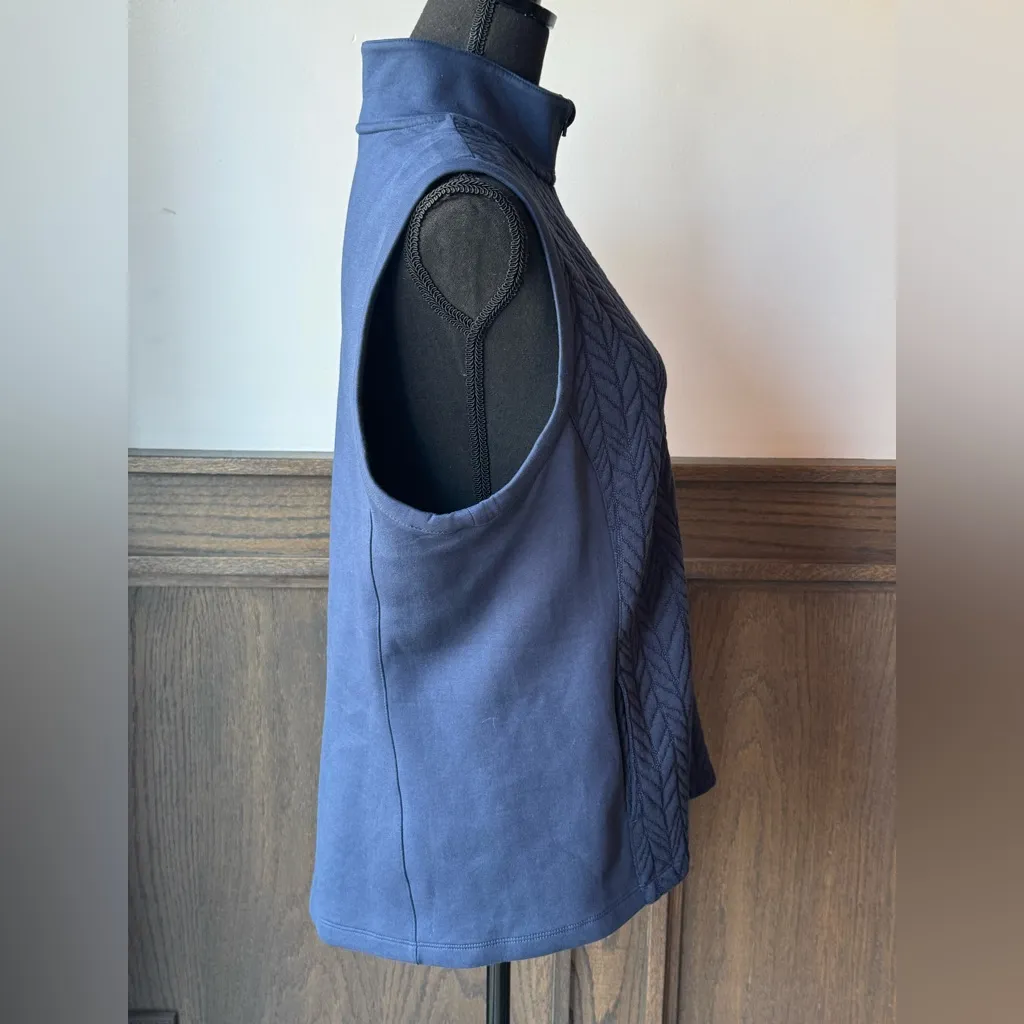 Lady Hagen Navy Vest EUC size Large - Image 5