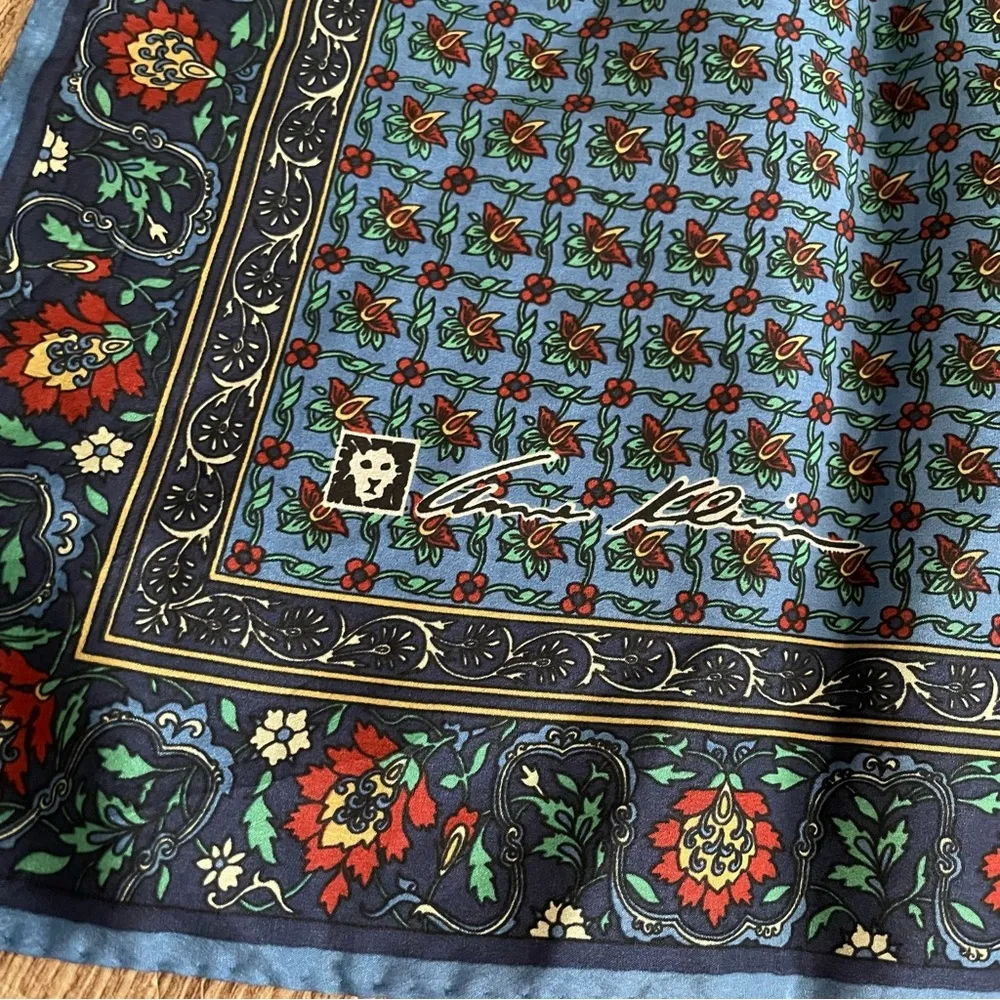 Vintage Anne Klein Square Scarf - Image 2