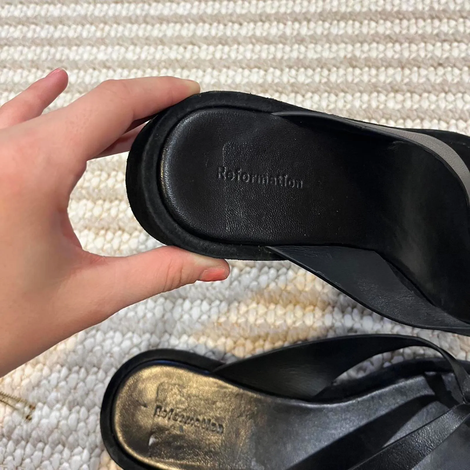 REFORMATION Eden Platform Thong - Image 4