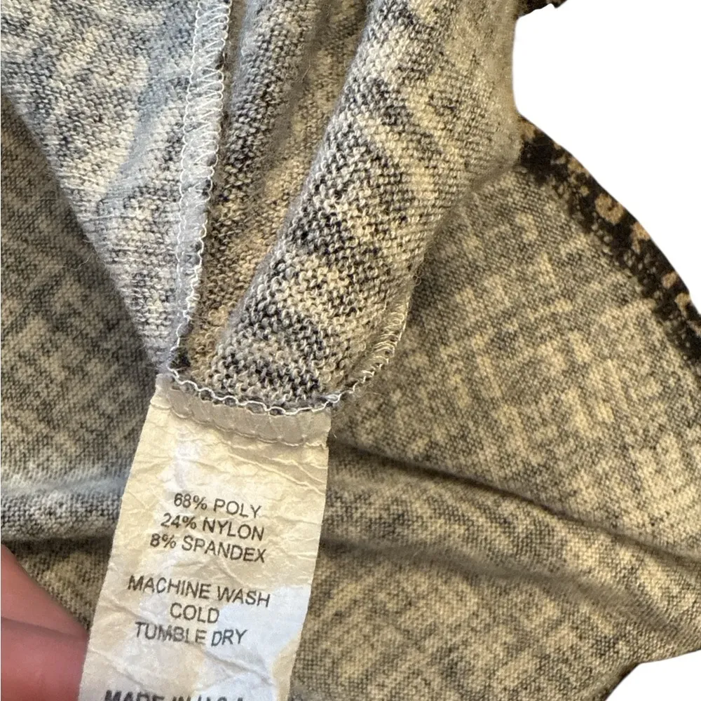 Women's Long Brown Cardigan Sweater Size M - Image 4