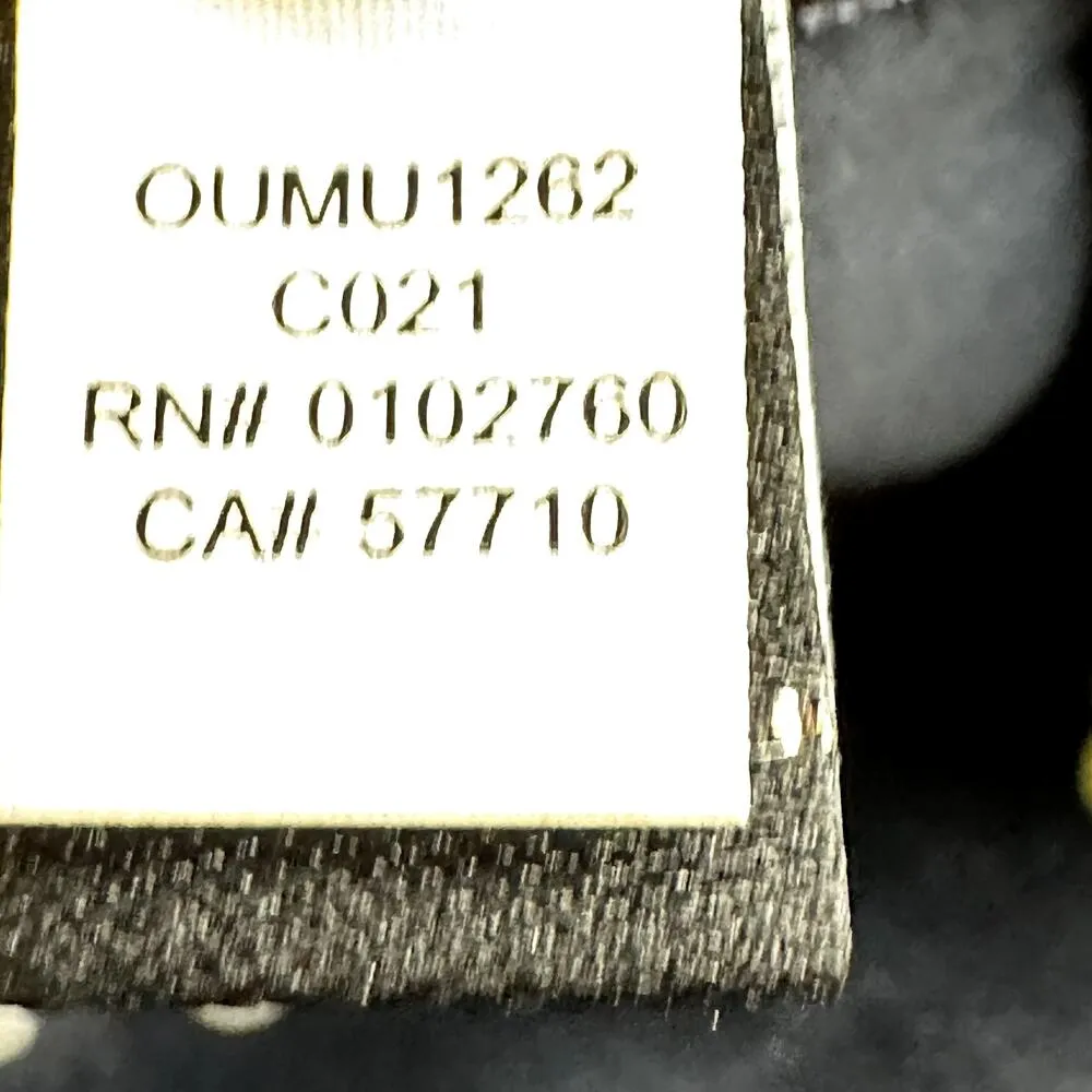 Kate Spade  Ditsy Begonia Flutter Sleeve Midi Dress Slit Keyhole Floral Black 14 - Image 6