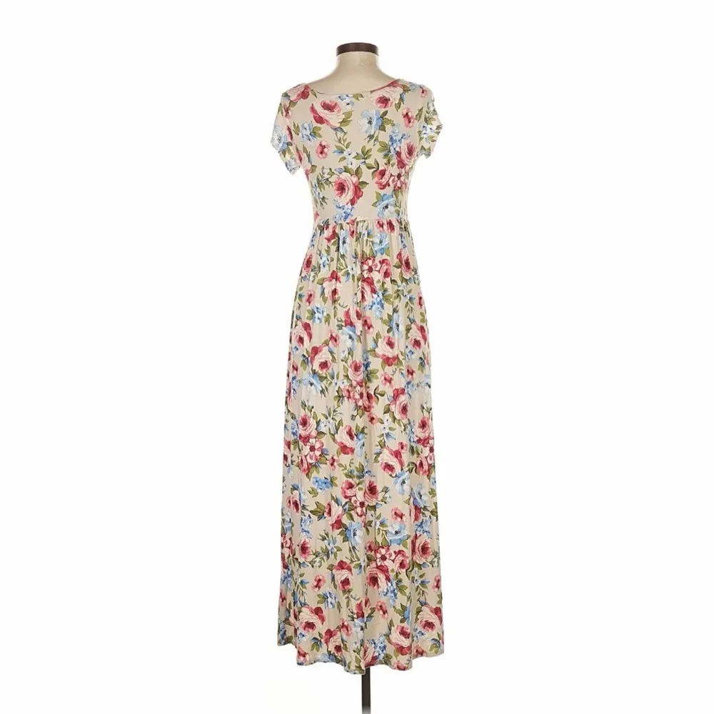 Chris & Carol Boutique Floral Maxi Dress Size Small NWT - Image 2