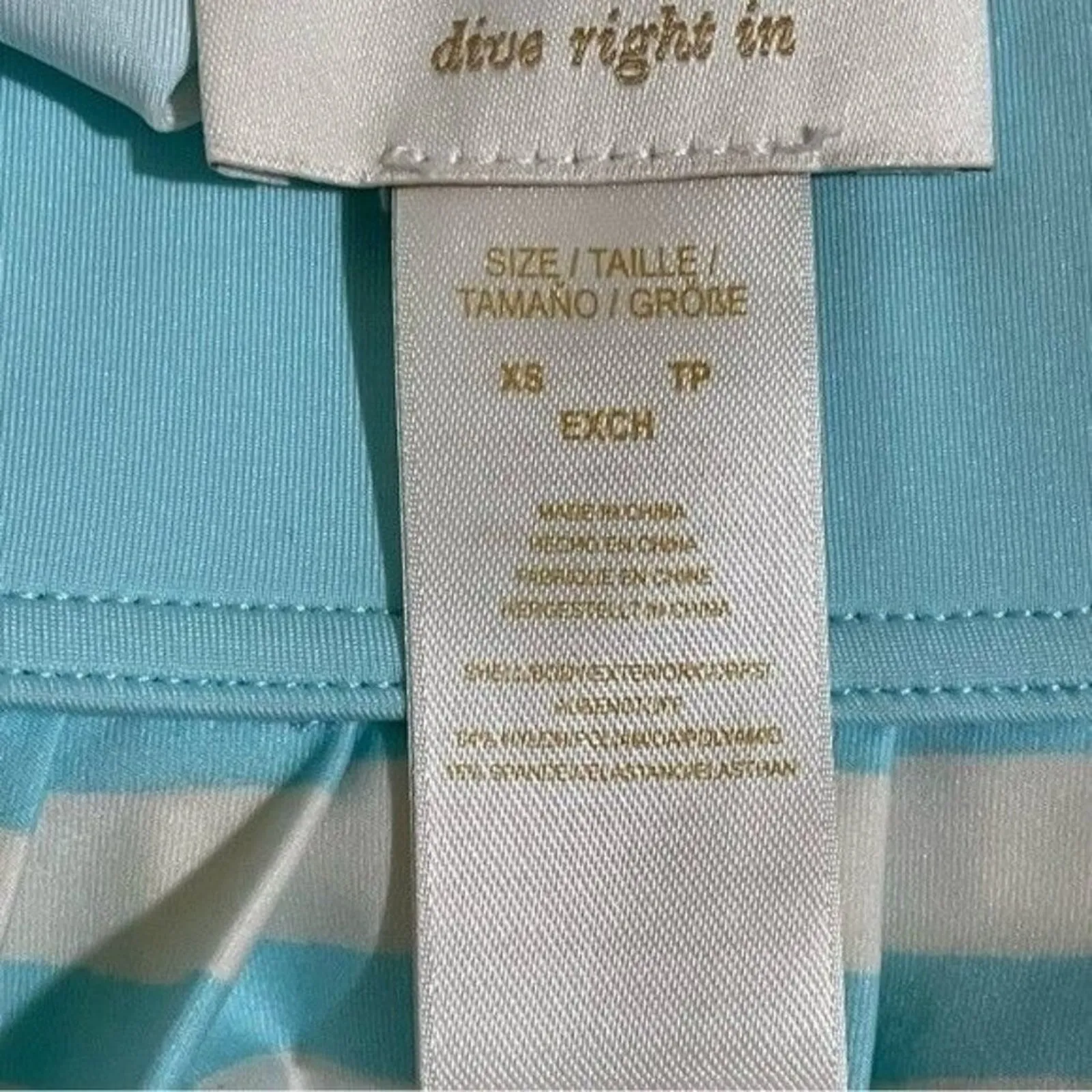 Kate Spade · XS · Nahant Shore Pleated Cover-Up Skirt · Nylon/Spandex Blue/White - Image 13