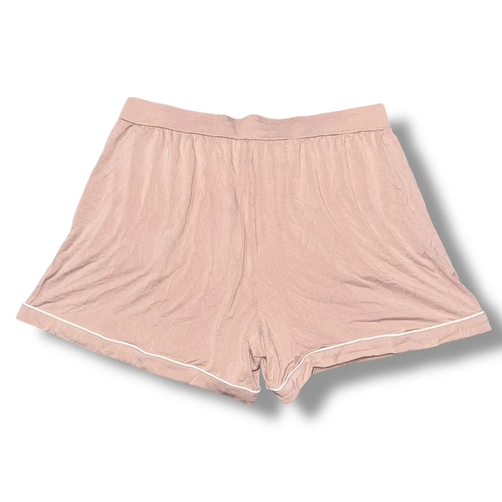 Cozy Earth Bamboo Clothing Premium Pajama Shorts Lounge Sleepwear XXL Tan - Image 3