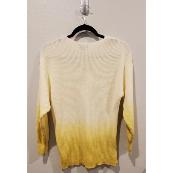 VYLETTE Dip-Dye Design Sweater Side Slit - Image 3