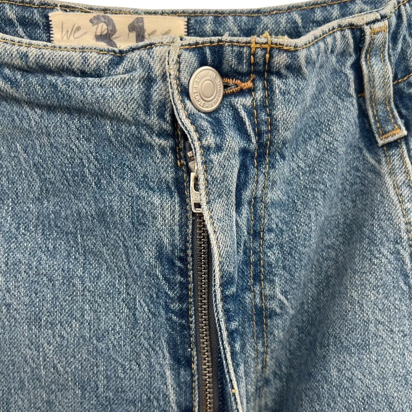 Free People We the Free Florence Flare Jeans High Rise Size 31 - Image 5