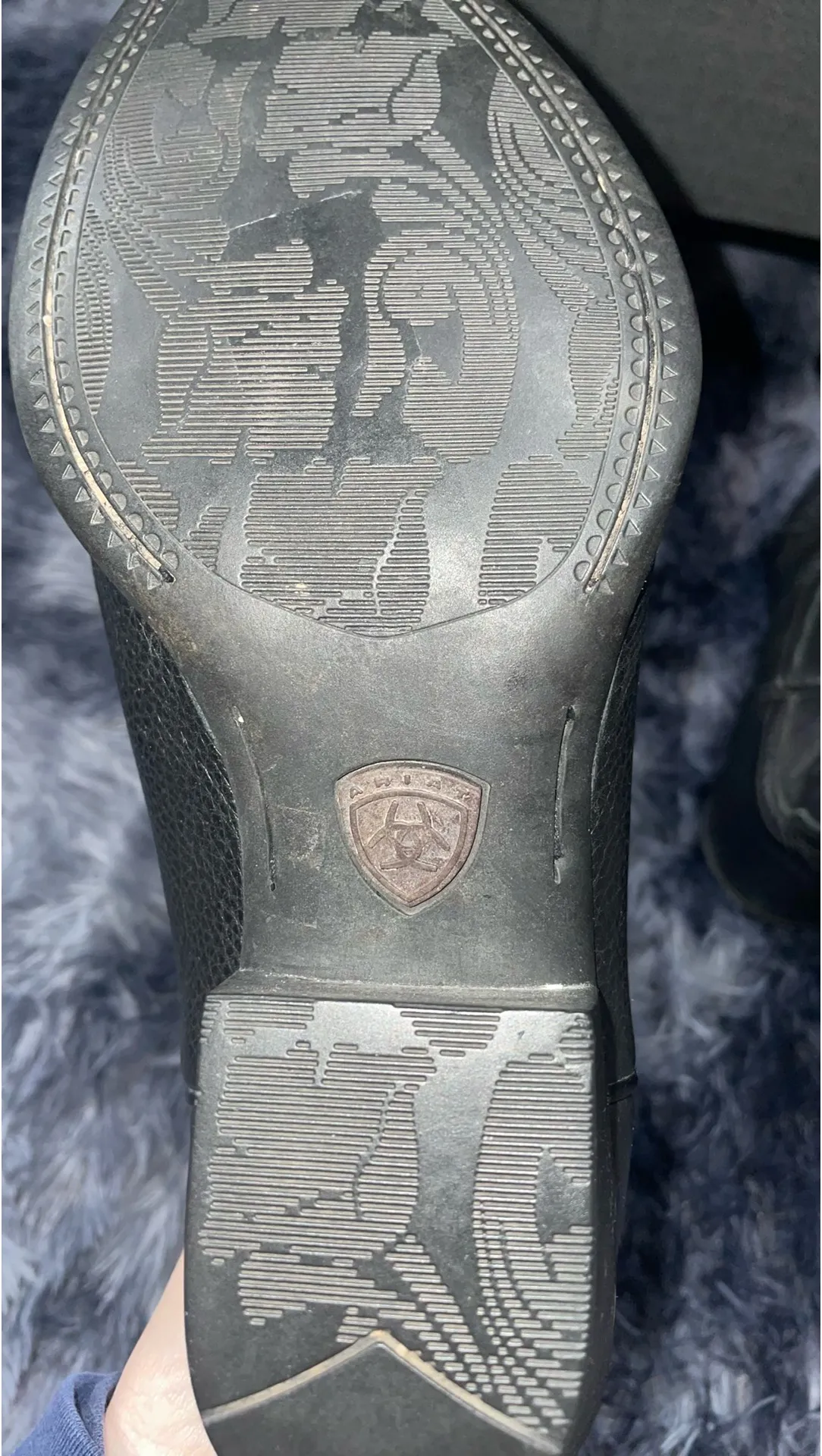 Black Ariat Western cowboy Boots - Image 9