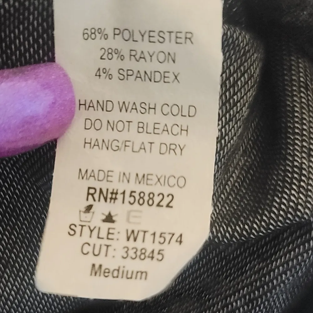 Wst Cst Gray Black Longsleeve Cropped Graphic AC/DC Sweatshirt M Size M - Image 3