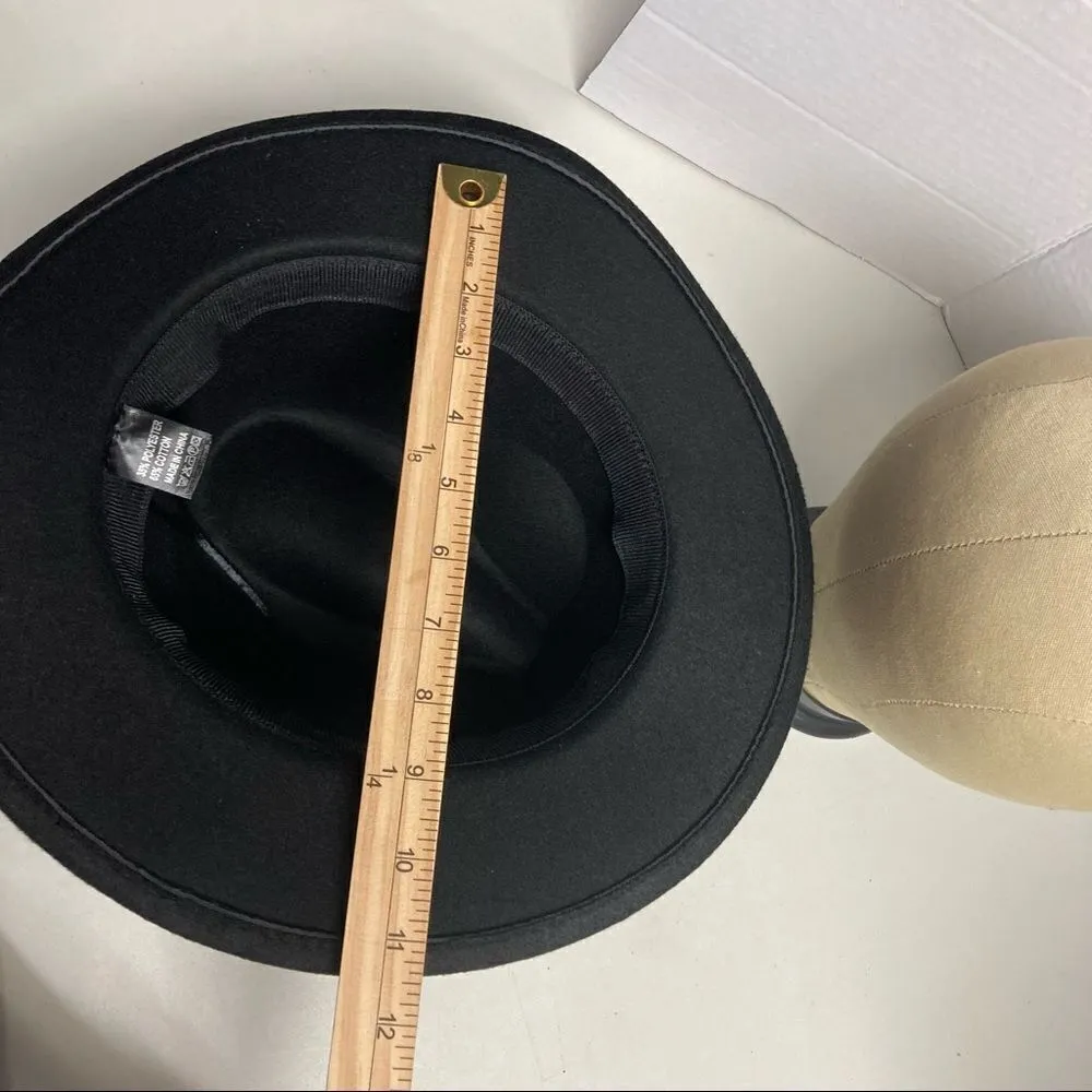 ‎Faux Fedora Hat, Unisex New Without Tags Black - Image 7