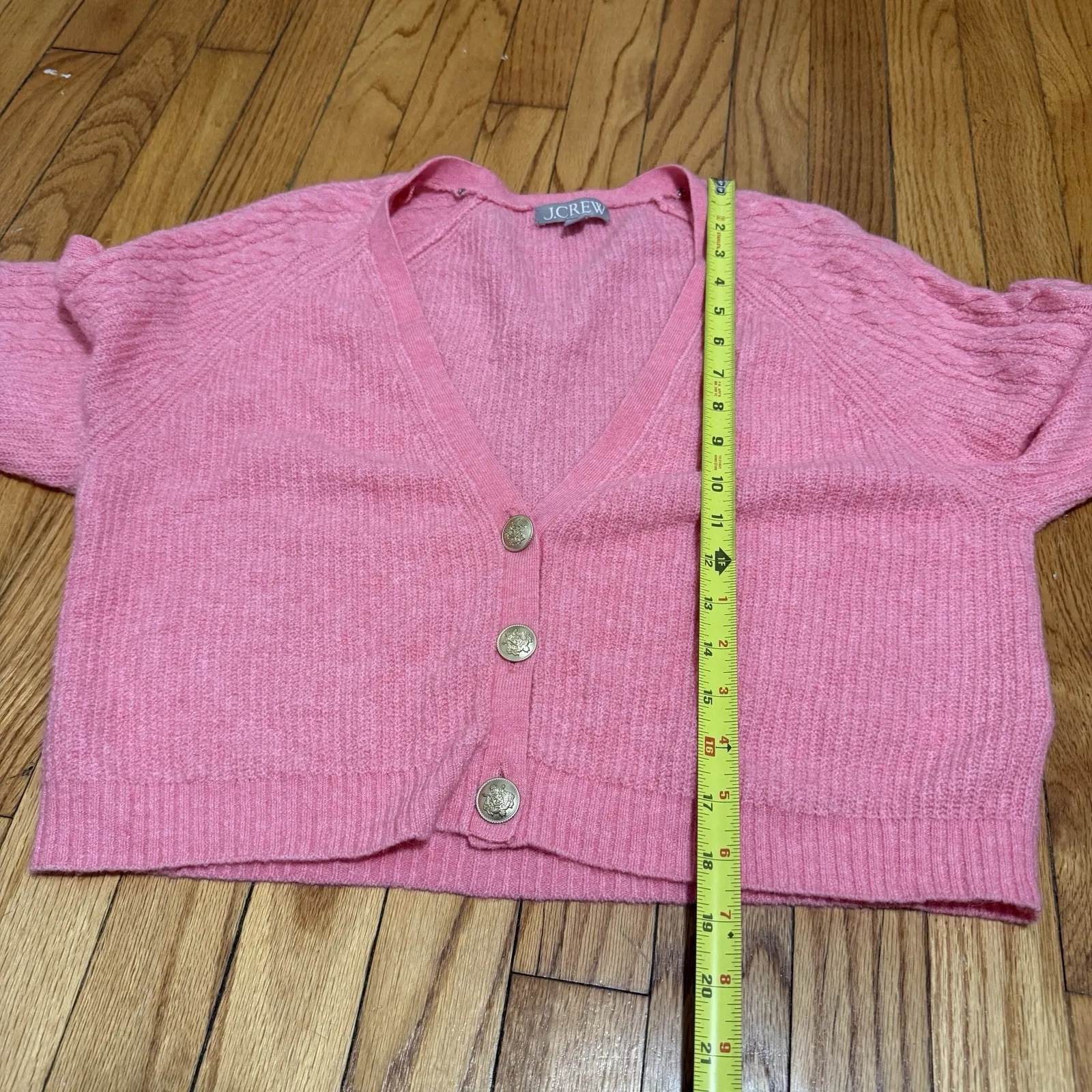 J. Crew Pink Supersoft cropped cable - Image 6