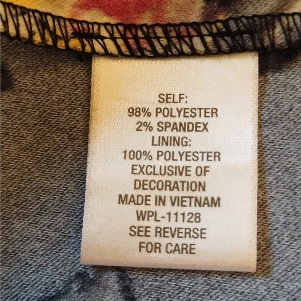 CB ESTABLISHED 1962 multicolor  Floral Sleeveless Stretch Knit Dress 16 - Image 4