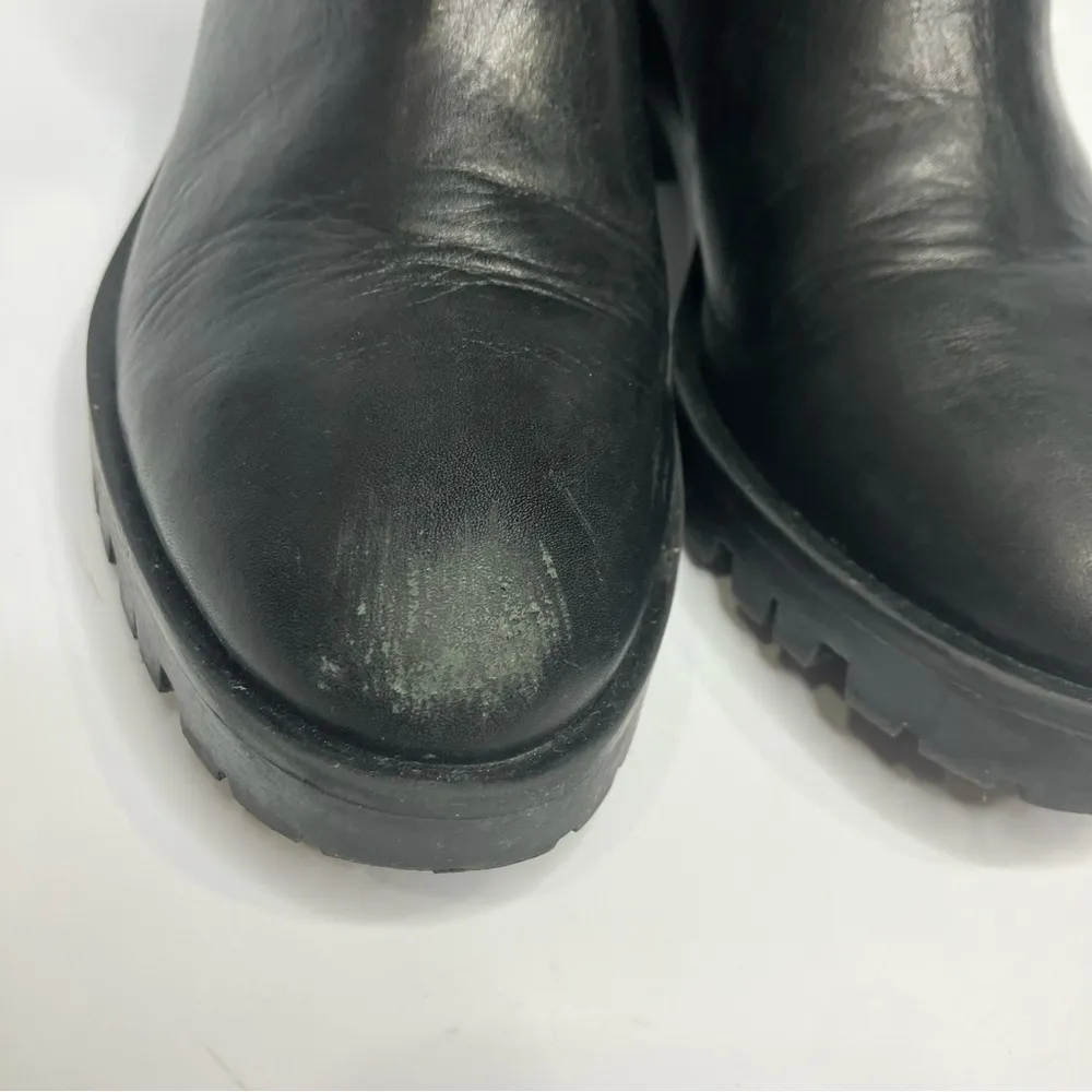 Karl Lagerfeld Paris pola lug sole boots Chelsea pull on boots size 8 - Image 4