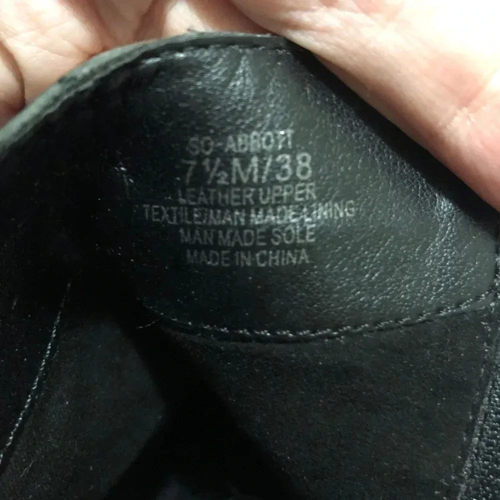 Sole Society Abbott leather bootie black boots - Image 5