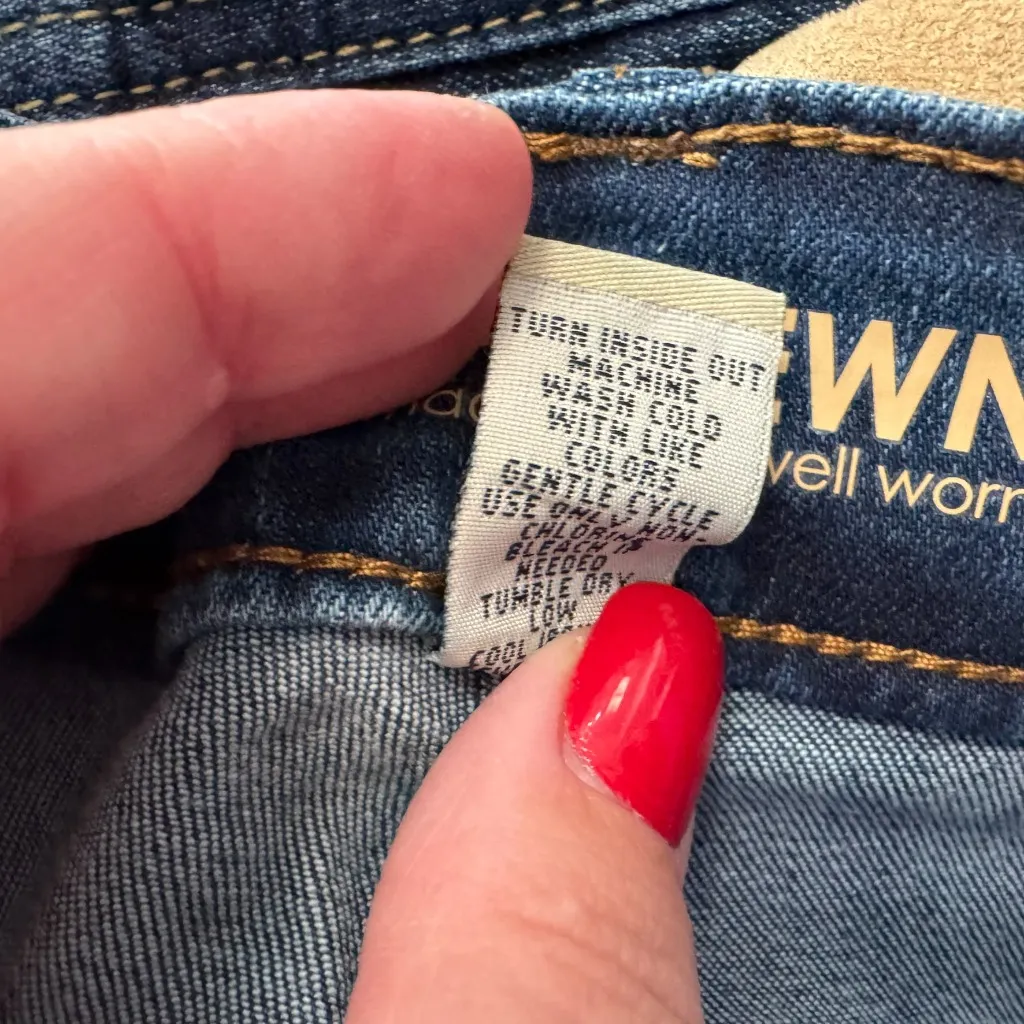 Ruff Hewn Skinny Ankle Jeans Women’s Plus Size 22 W w/ Floral Embroidery - Image 7