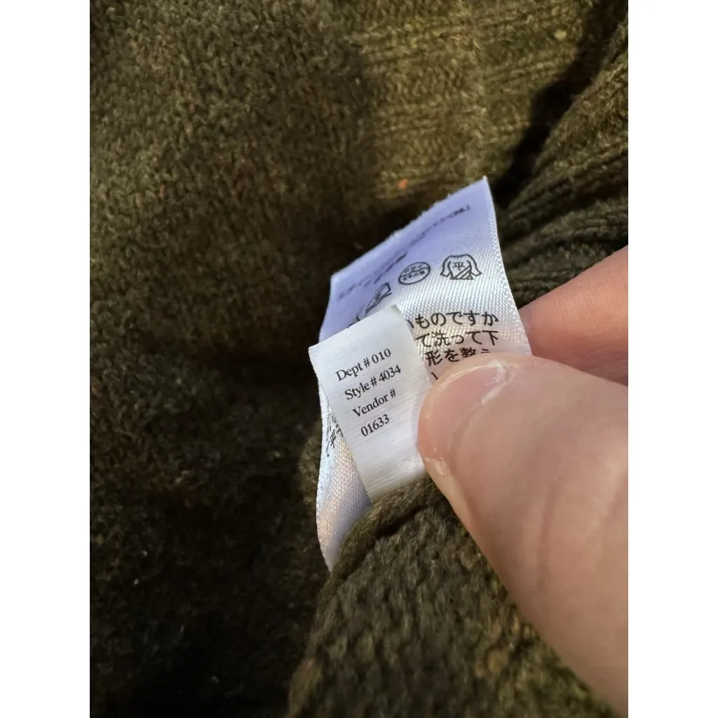 Eddie Bauer Women XXL Green‎ Rabbit Hair Blend Knit Hooded Pocket Sweater Vest - Image 13