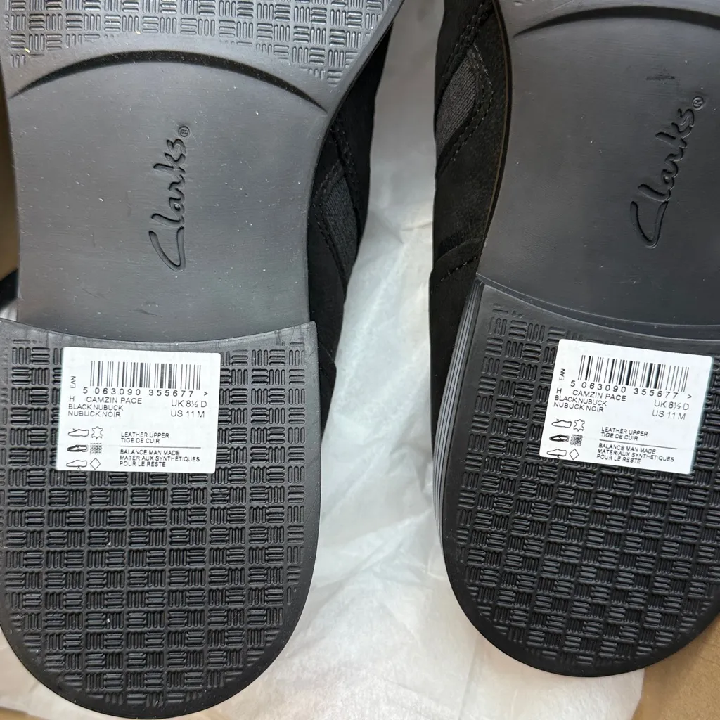 Clarks Women's Camzin Pace Ruched Zip Ankle Booties- Black-Size 11M - Image 9