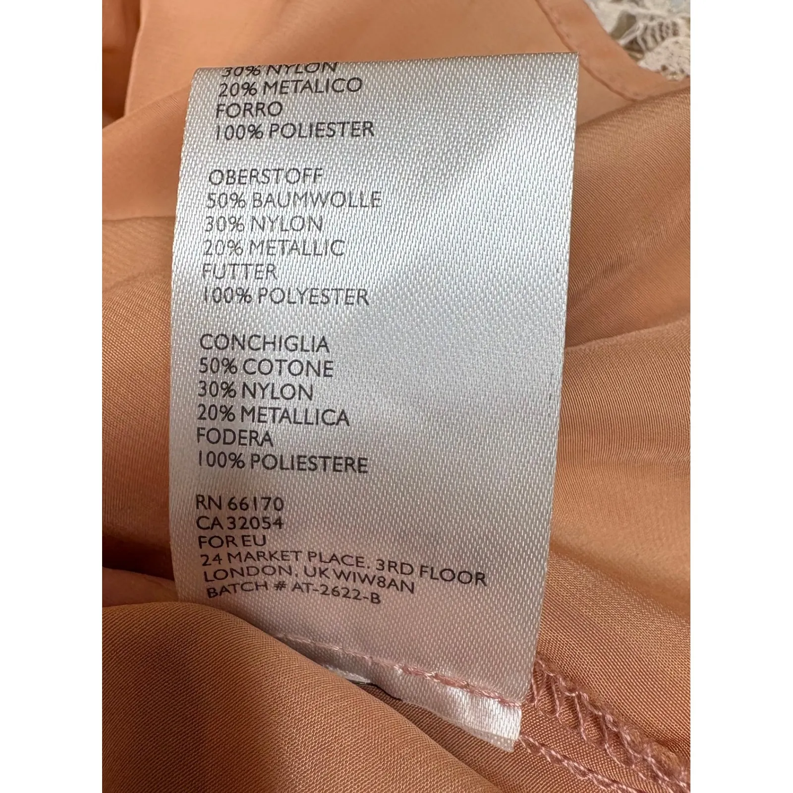 Anthropologie Maeve Women's Katrina Lace Shimmer Peplum Top Party Holiday M - Image 8