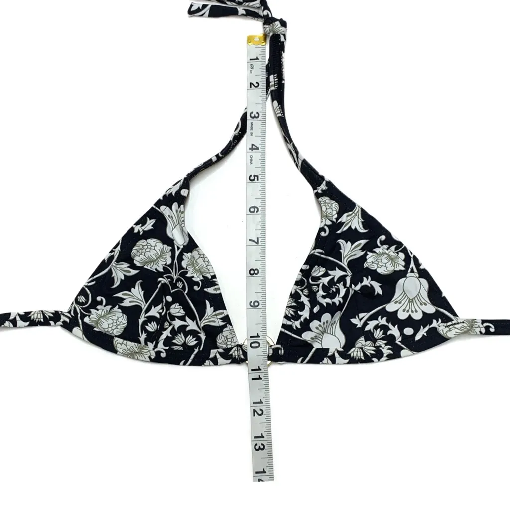 Cia Maritima Black Floral Cheeky Bikini - Image 7