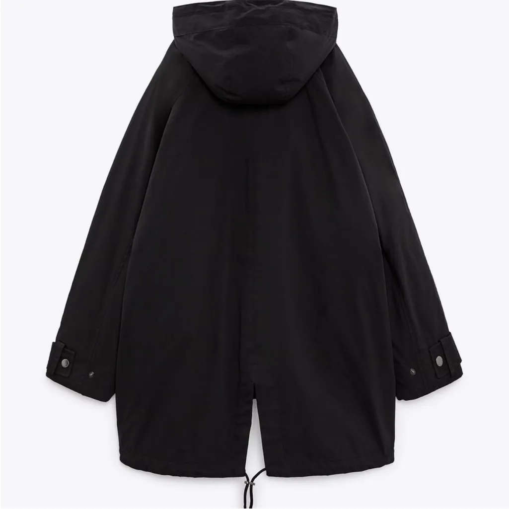 Zara The Minimal Parka Limited Edition Oversized Puffer Jacket Coat Size Medium - Image 2