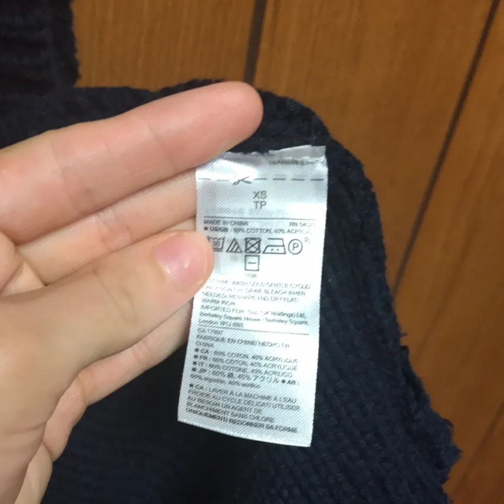 GAP Outlet navy sleeveless cardigan Blue Size XS - Image 6