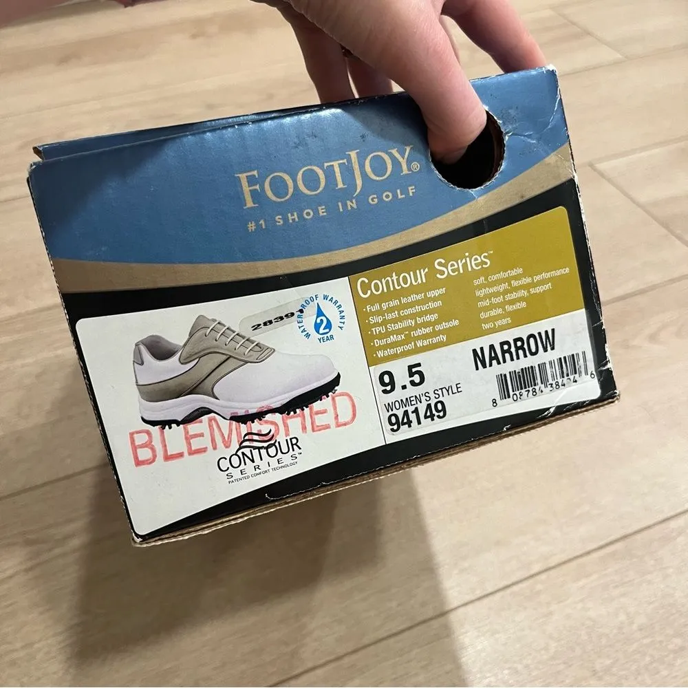 NEW IN BOX FootJoy Women’s Contour Series 94149 Golf Shoe Size 9.5 Narrow - Image 6