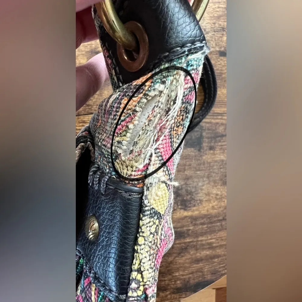 Retried:  | Artist’s Circle Rainbow Spirit Desert cloth handbag - Image 6