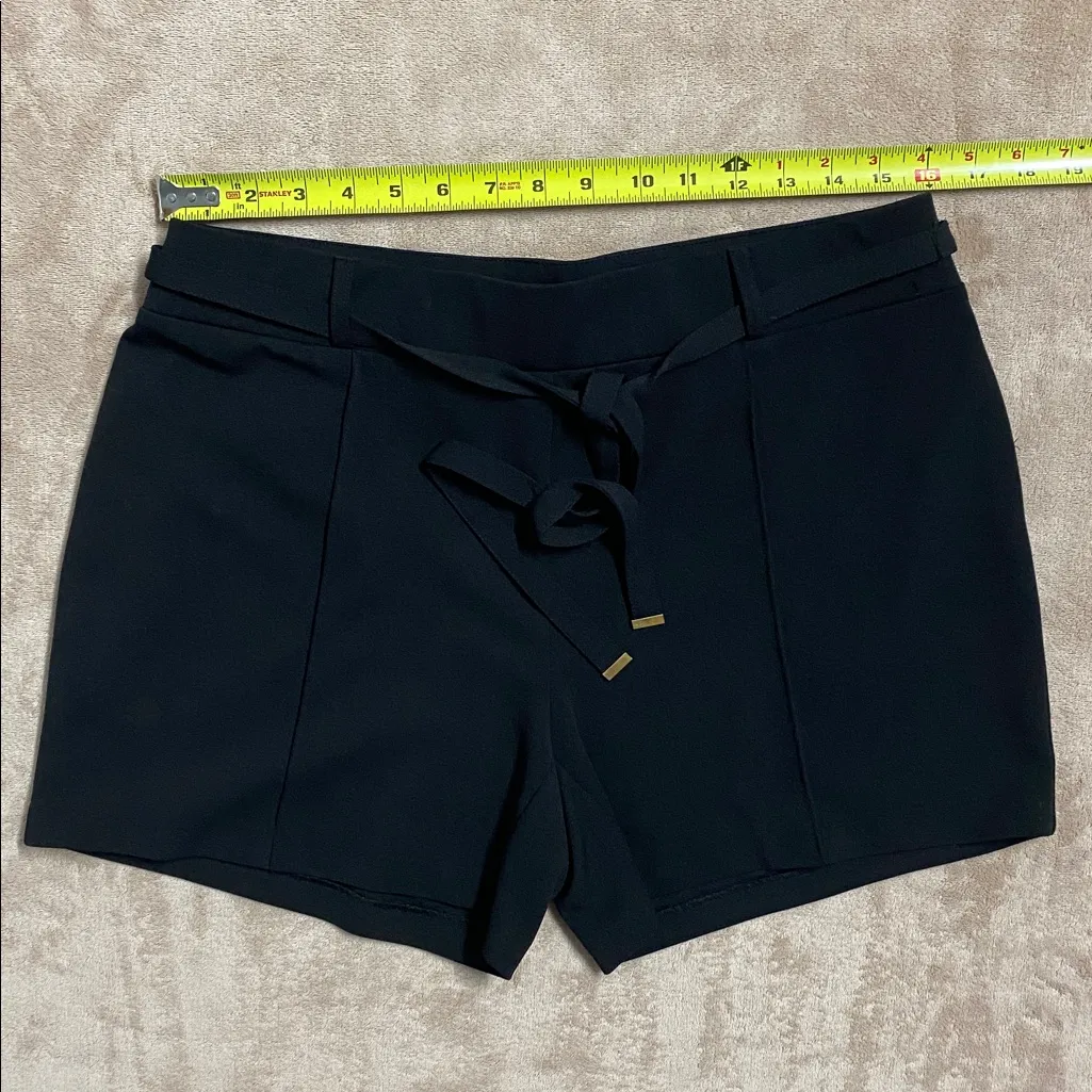 NYCC Elegant Black Women’s Shorts with Tie Front Plus Size 10 - Image 4