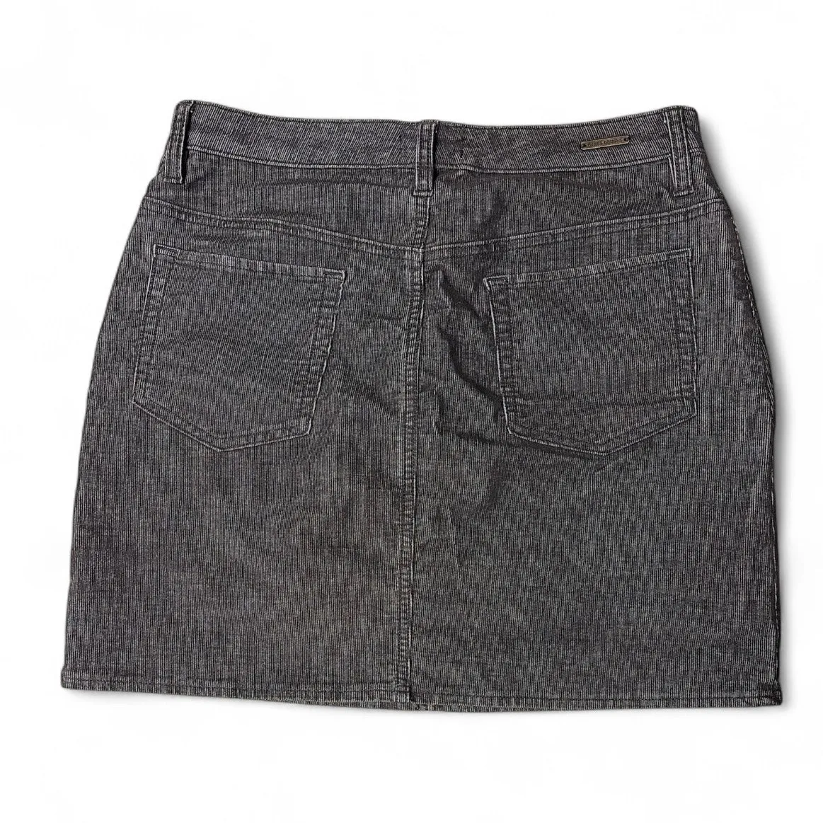 Carve Designs  Black Micro Corduroy Skirt size 8 - Image 2