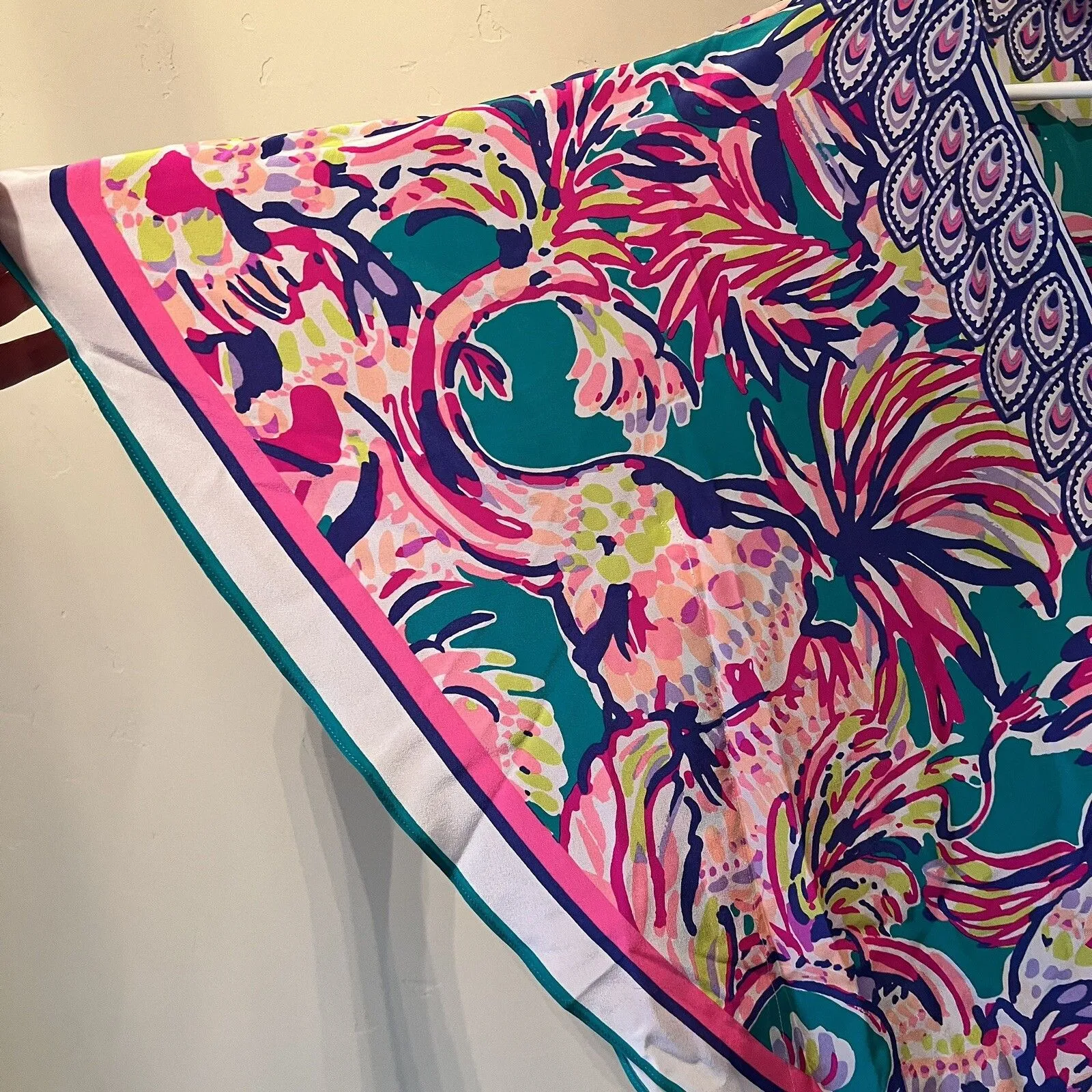 Lilly Pulitzer NWT Lettie Silk Caftan Top Safari Sighted XXS/XS Very Rare Find! - Image 4