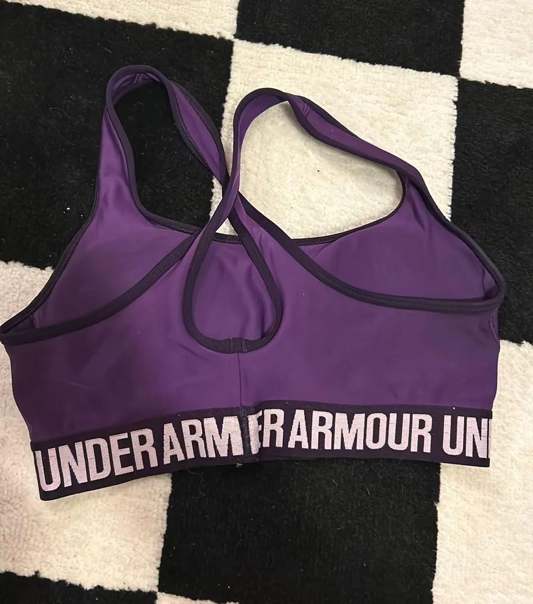 Purple Under Armor Sports Bra - Image 2