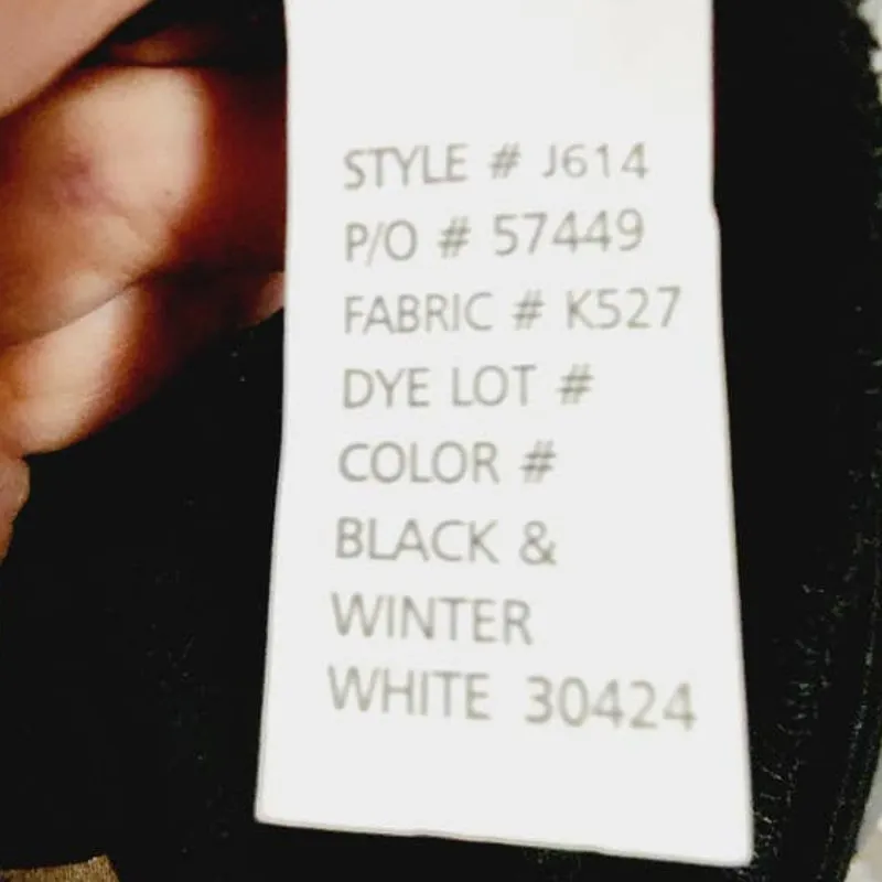 Fenn Wright Manson J614 Black & White Winter Print Skirt 8 - Image 6