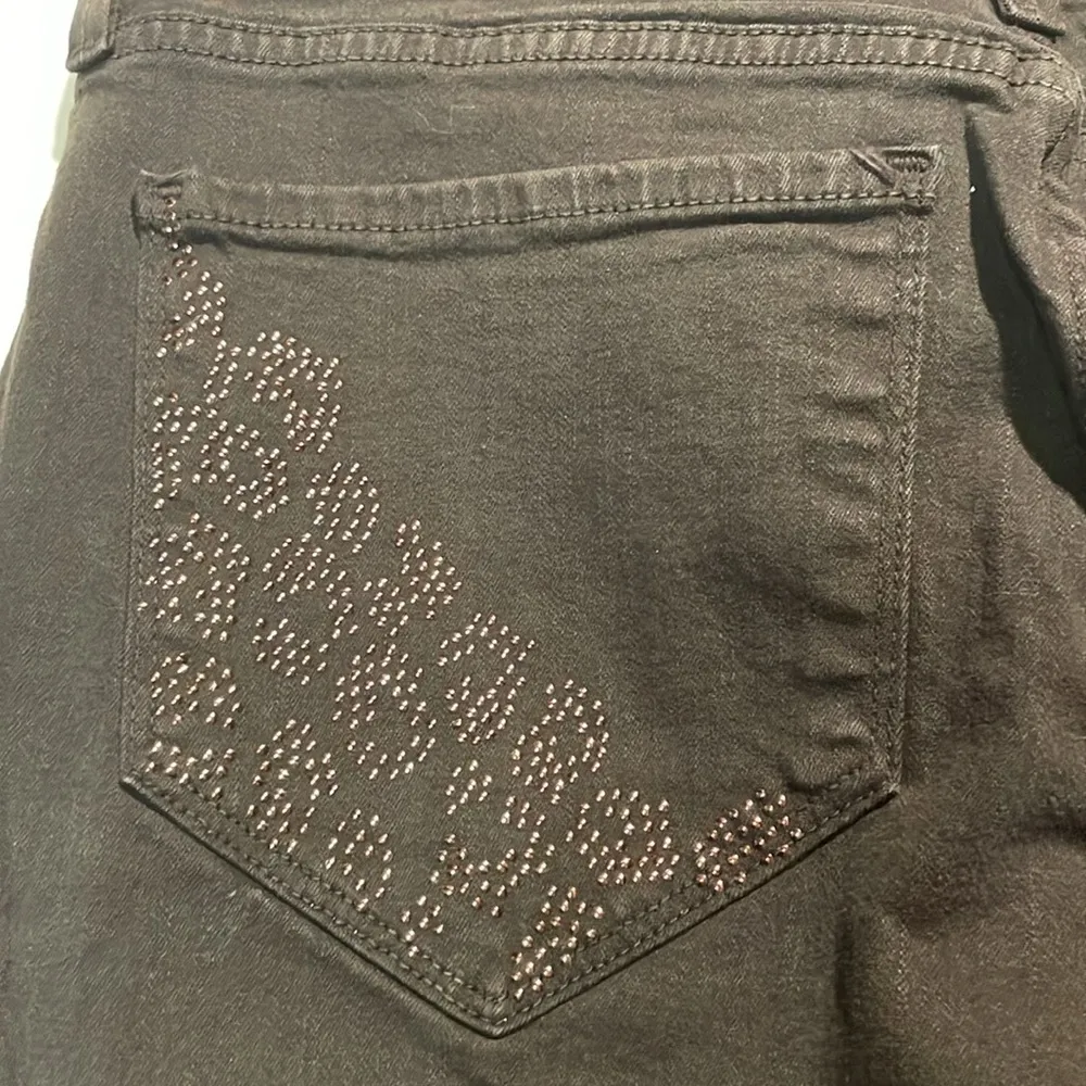 NYDJ- “Billie Mini Bootcut” High Rise Jeans in Coffee Bean Brown- Size 12 - Image 12