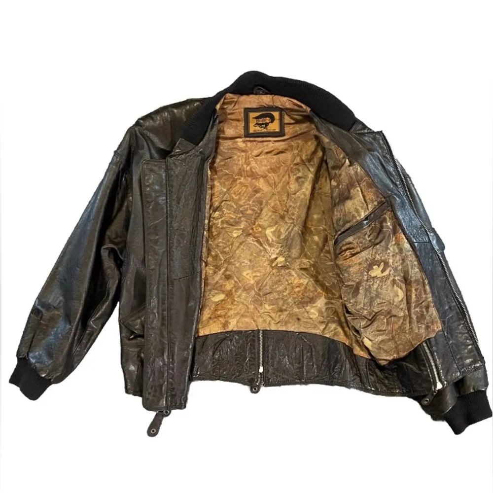 VTG Foxrun Genuine Leather Jacket Vintage Women’s Black Motorcycle Jacket Sz Med - Image 2