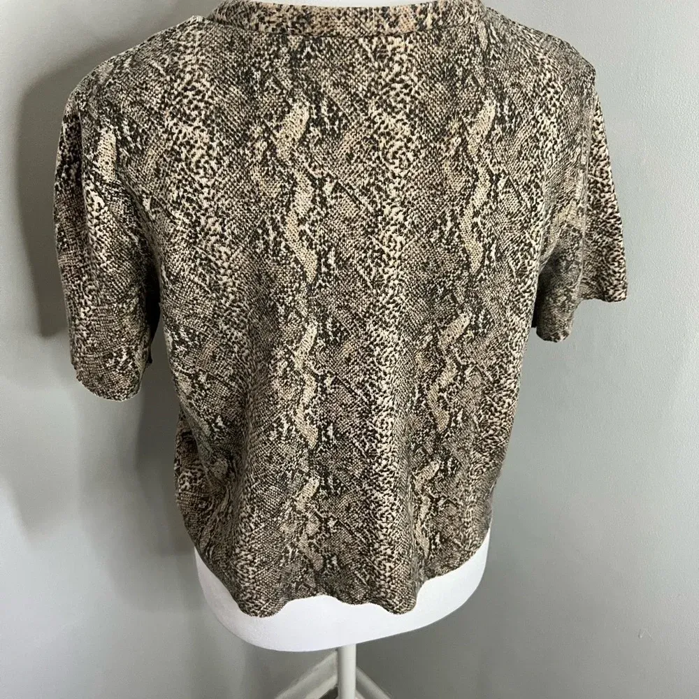 Zara copped short sleeved sweatshirt‎ - Image 4