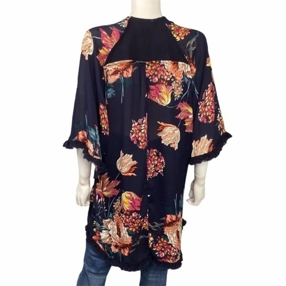 NEW Umgee Kimono W/Frayed Hem - Image 8
