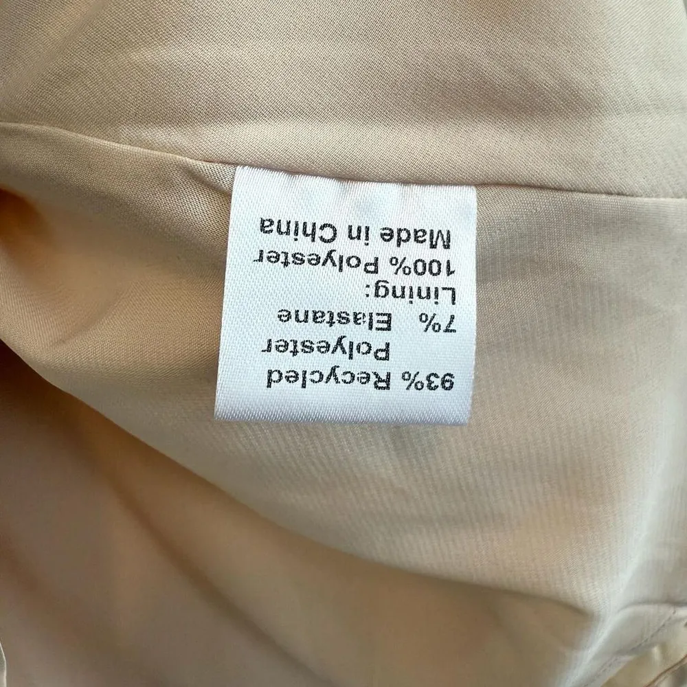 Princess Polly Women Size 4 Spotlight Mini Dress Champagne Spaghetti Strap - Image 5