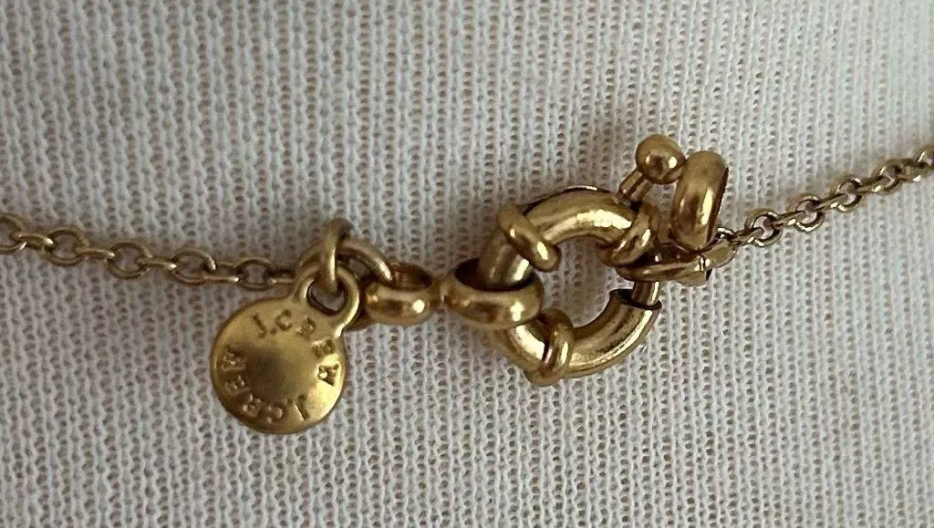 J. Crew Gold Tone Metal Summer Charms Necklace - Image 3
