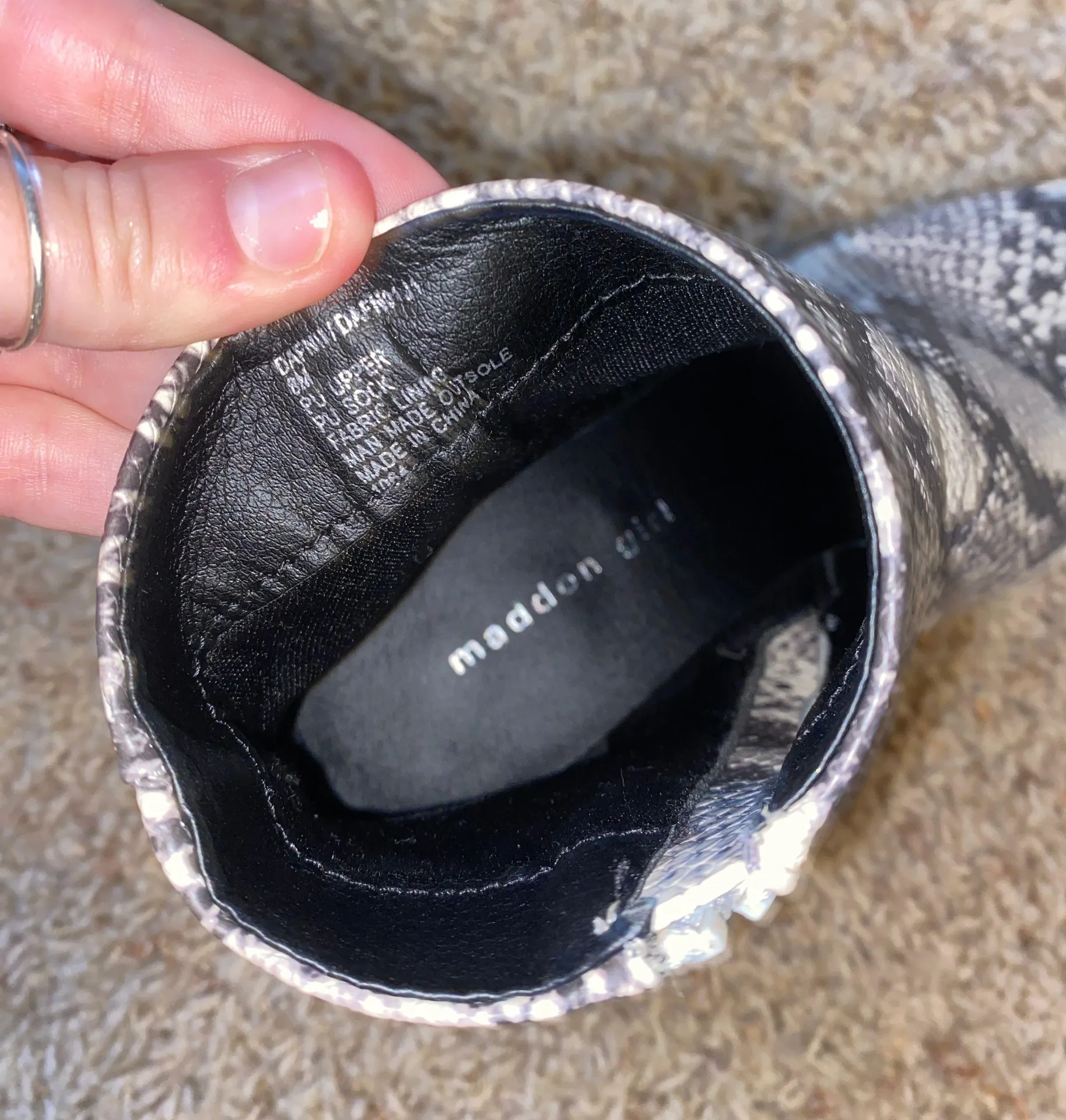 Steve Madden Snake Skin Booties - Image 3