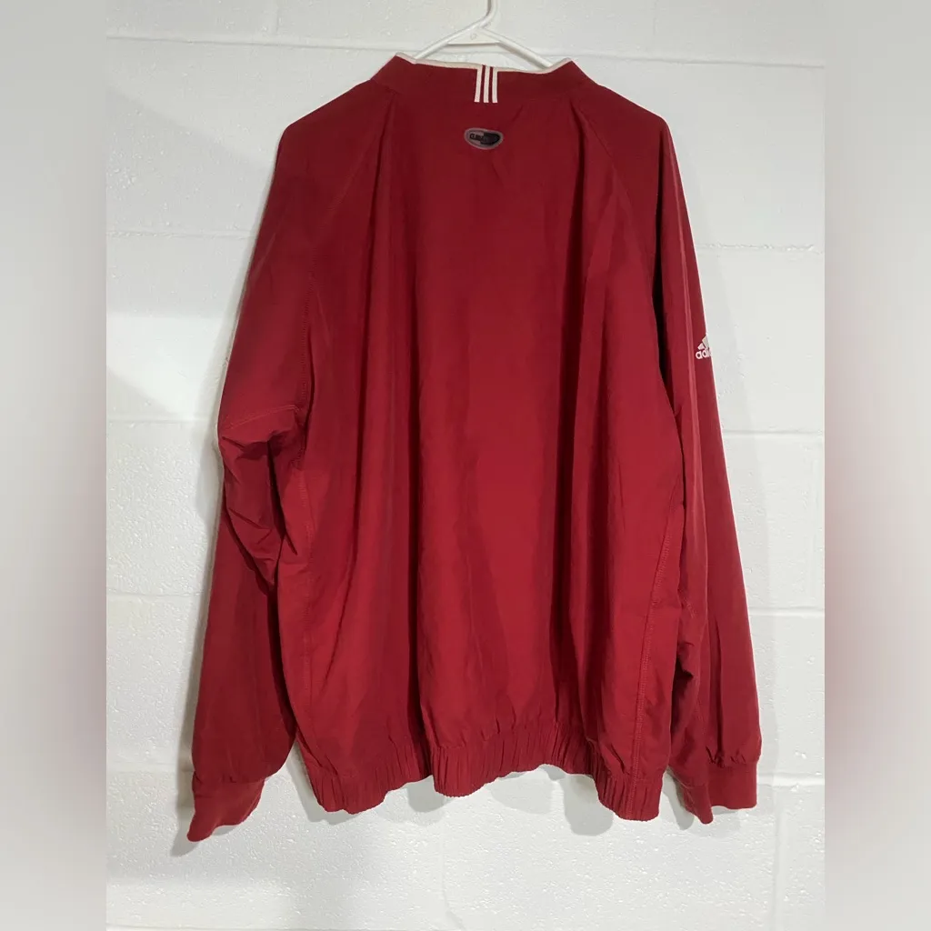 Men's Red windbreaker adidas X-Large - Image 4