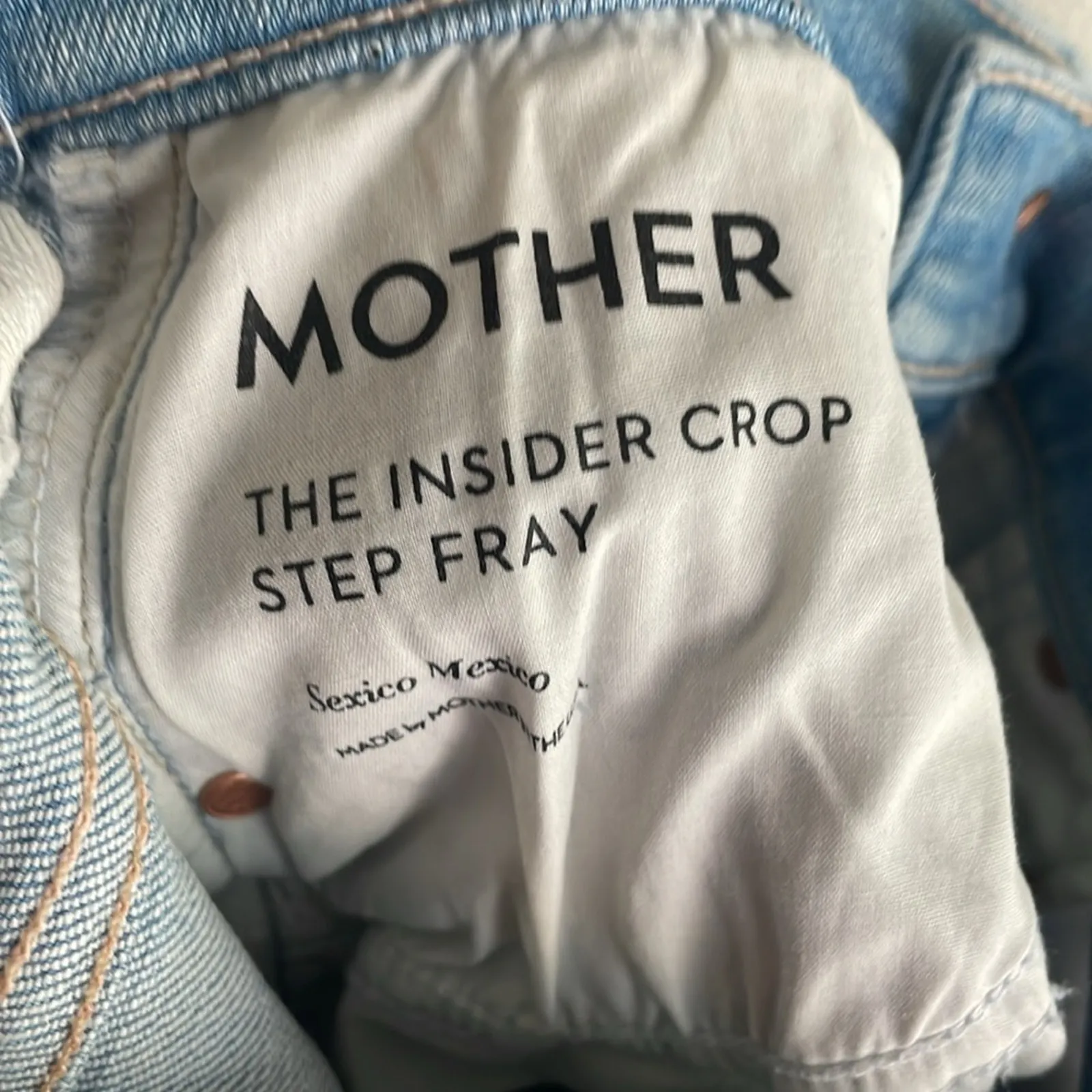 MOTHER The Insider Crop Step Fray in Sexico Mexico Size 25 - Image 12
