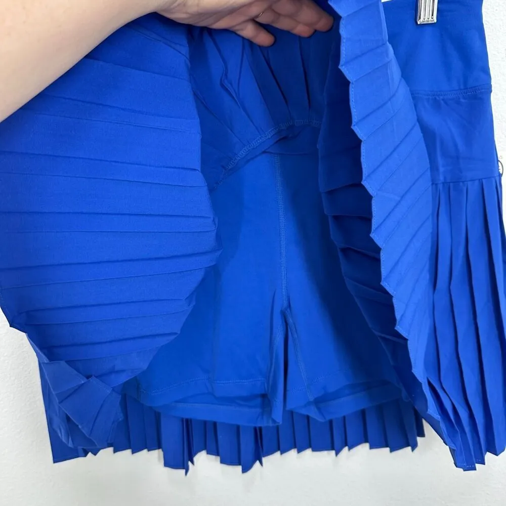 MPG Women's Size Large Royal Blue Pleated Mini Skort Tennis Pickleball‎ Golf NWT - Image 6
