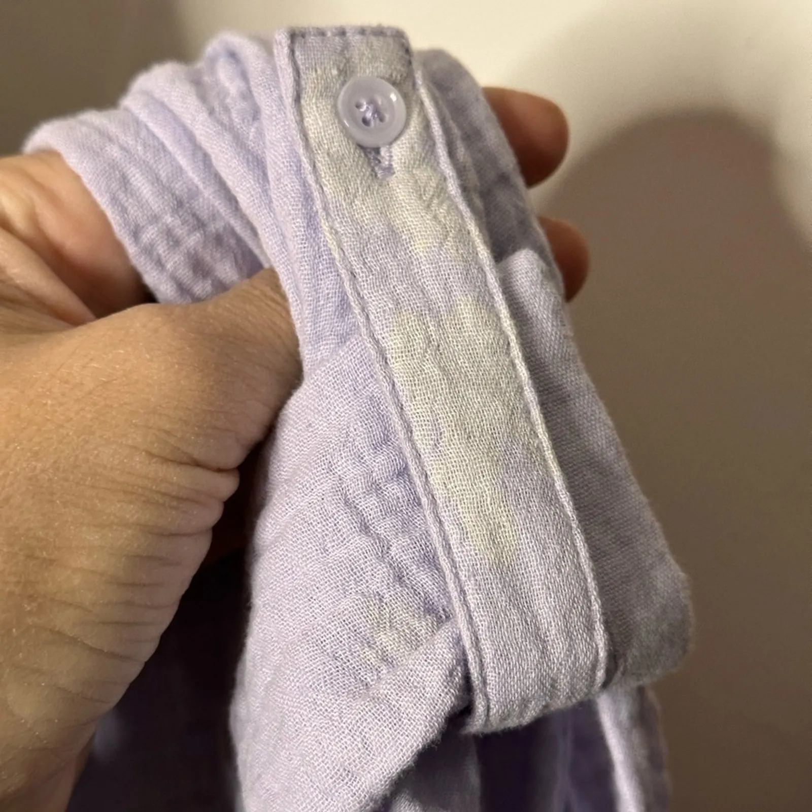 NWT Nine West Double-Crepe Button-Down Roll-Tab-Sleeve Shirt - Image 8