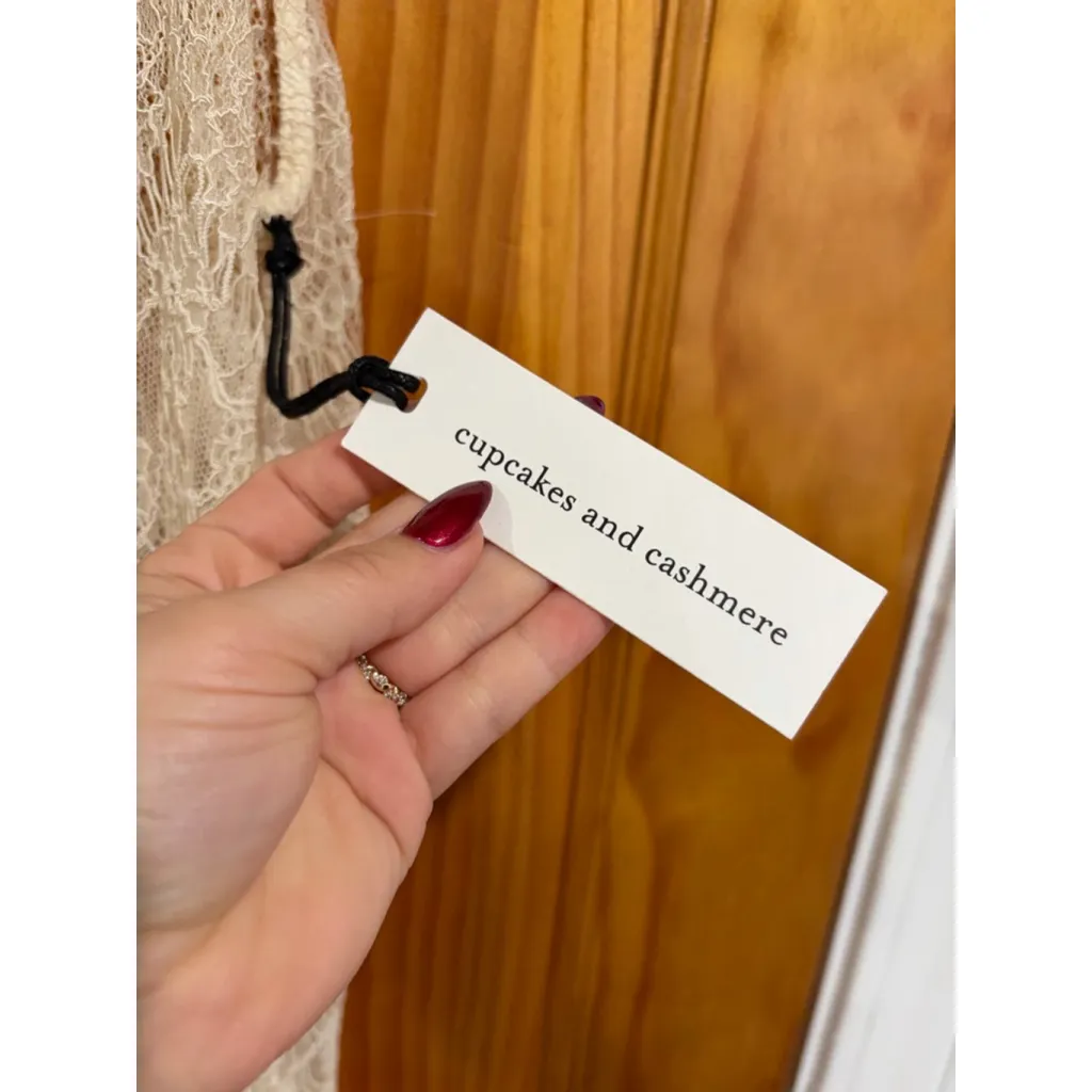 Cupcakes and Cashmere Ivory Lace Swim Cover - Image 2