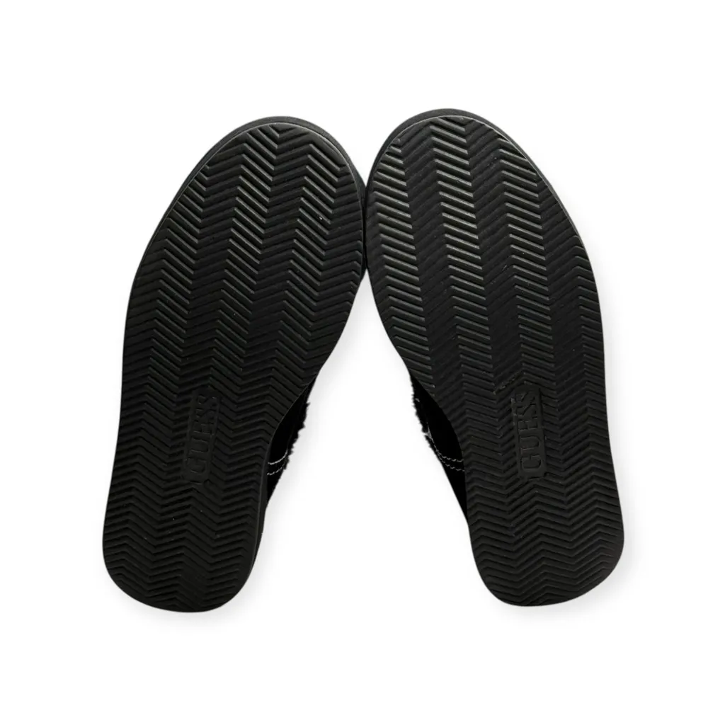 Guess 𖡛 Harmonie Mixed Media Patchwork Fur Lined Tall Winter Boot 𖡛 Black 𖡛 7M - Image 12