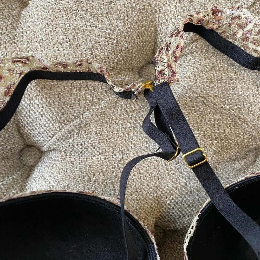 ‎Sam Edelman Adjustable Cheetah Print Bra - Image 10