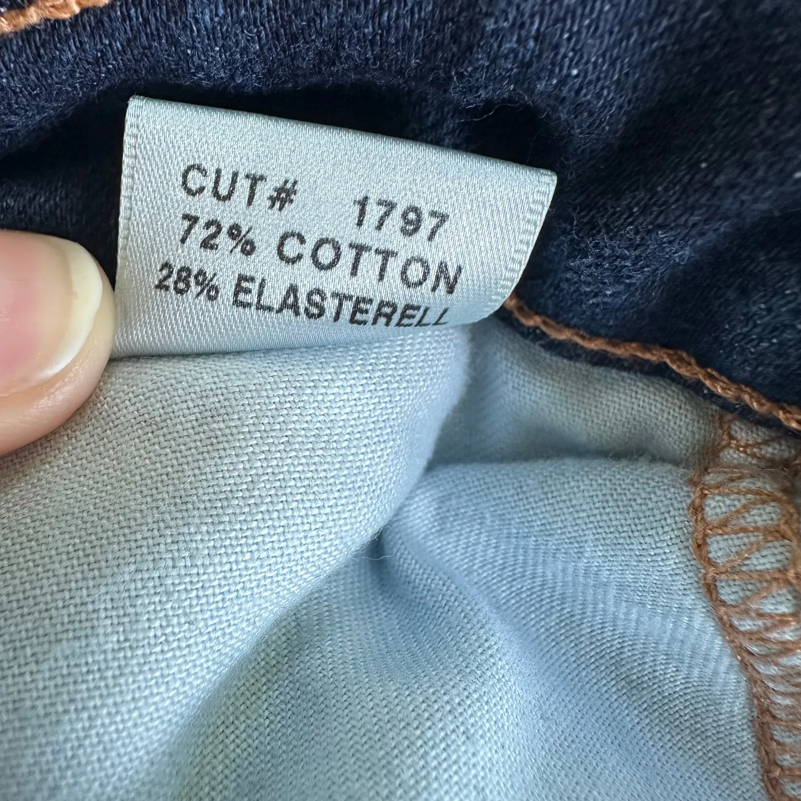 J Brand The Doll Super Flare Sz 29 Indigo Blue Dark‎ Wash Stretch Jeans #1797 - Image 9