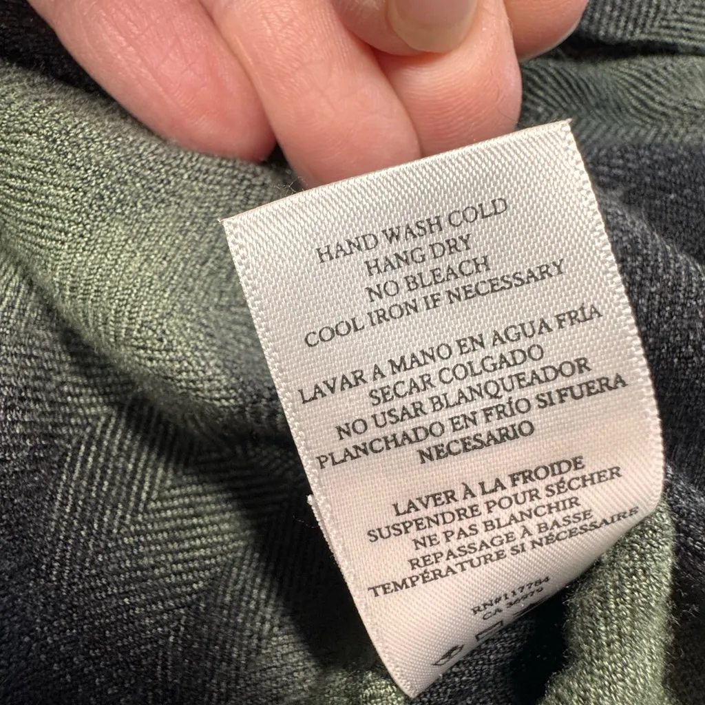 Rails Hunter Moss Ash Plaid Button Down Shirt M - Image 5