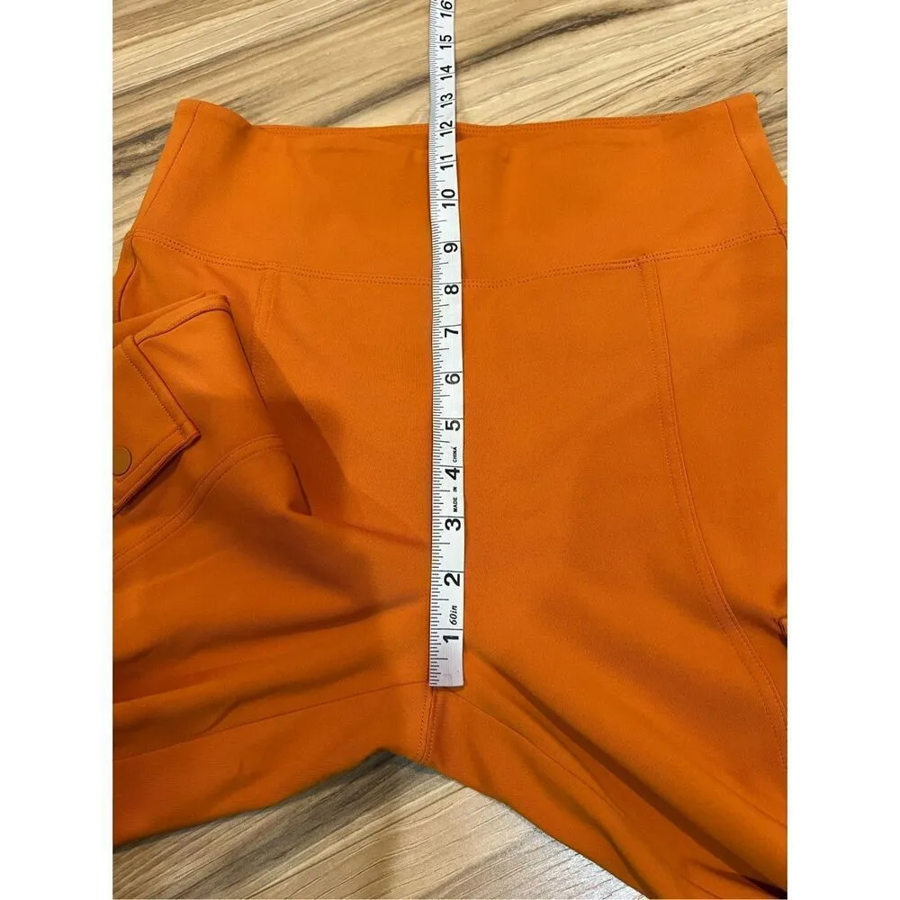 Athleta Delancey Straight Cargo Pants Foliage Orange Sz S - Image 7