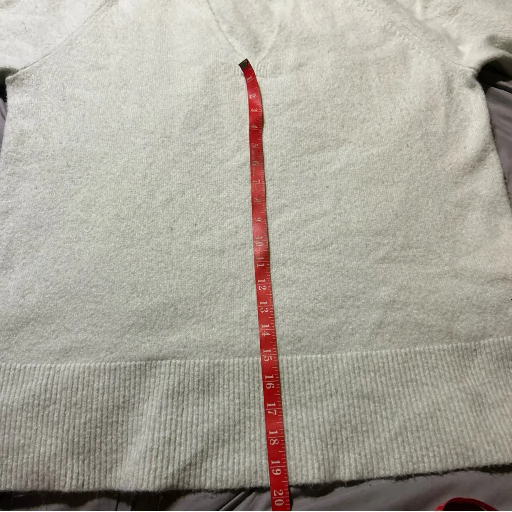 Jcrew XL Merino Wool Sweater Mint Green Classic Warm Long Designer Oversized - Image 8