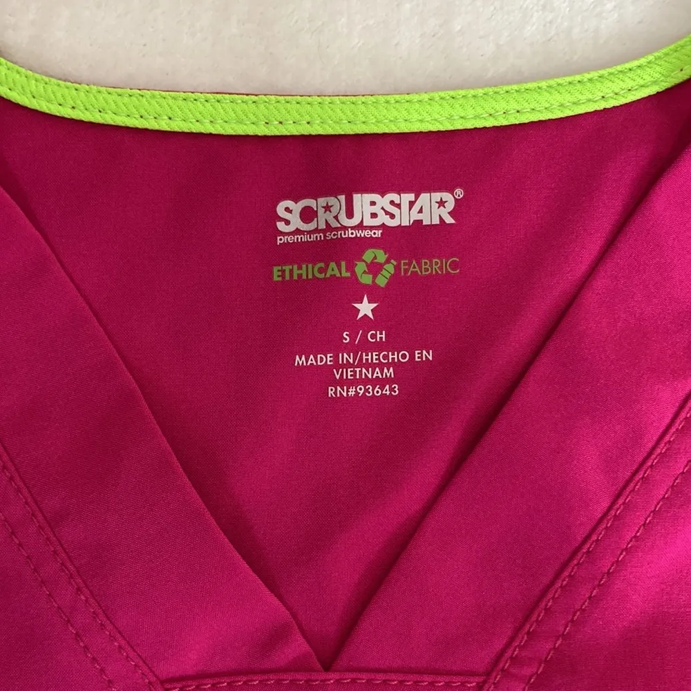 ScrubStar Women’s Active Scrub Top Size Small - Image 6